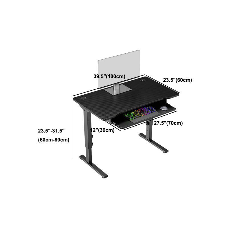 Modern & Contemporary T-Shape Standing Desk Adjustable Office Desk