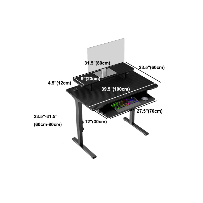 Modern & Contemporary T-Shape Standing Desk Adjustable Office Desk