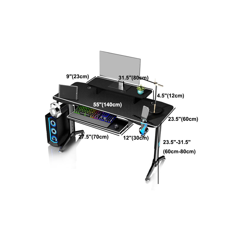 Modern & Contemporary T-Shape Standing Desk Adjustable Office Desk