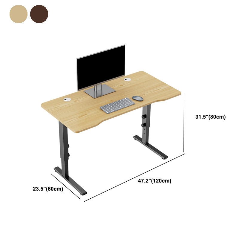 Contemporary Home Standing Desk Wooden Adjustable Standing Desk