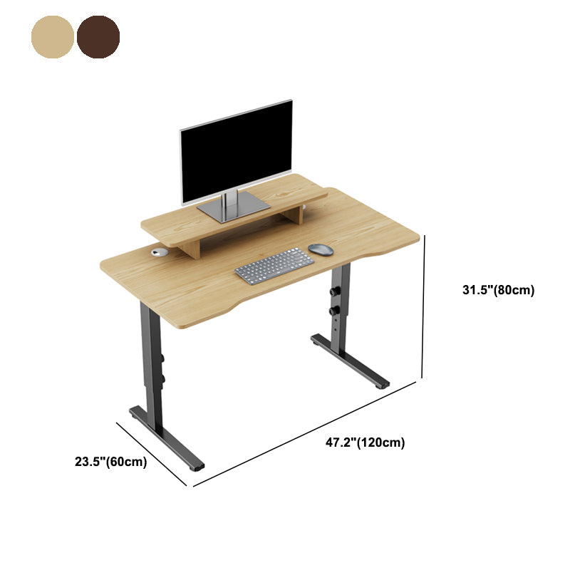 Contemporary Home Standing Desk Wooden Adjustable Standing Desk