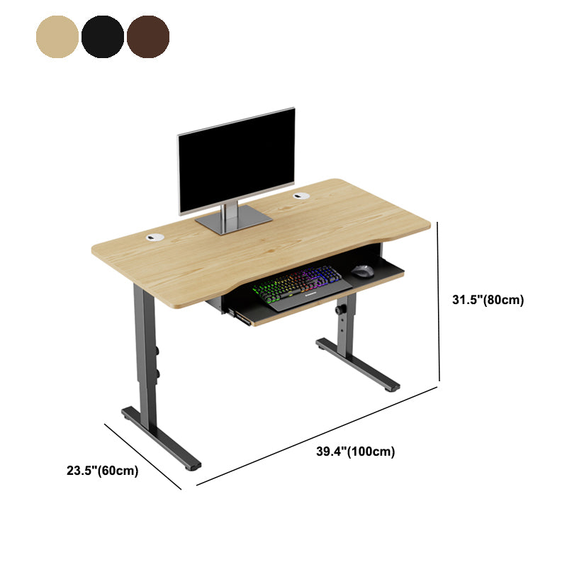 Contemporary Home Standing Desk Wooden Adjustable Standing Desk