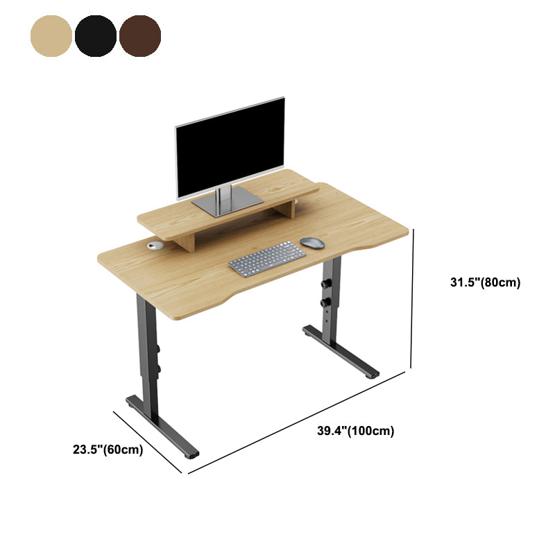 Contemporary Home Standing Desk Wooden Adjustable Standing Desk