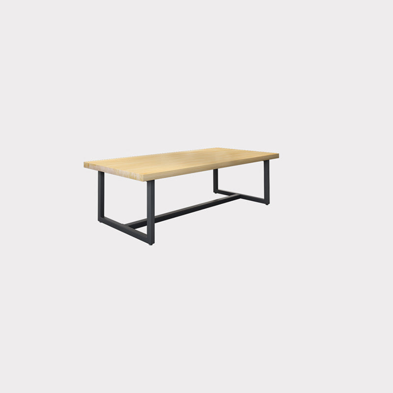 Solid Wood Rectangular Meeting Desk Industrial Writing Desk for Office