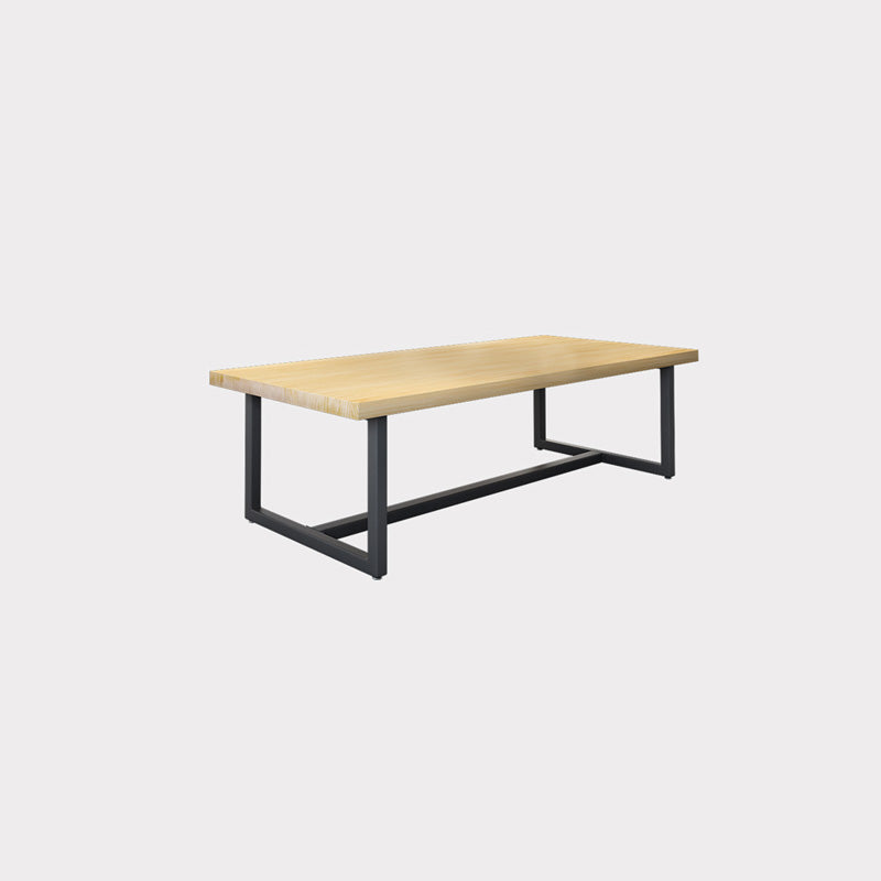 Solid Wood Rectangular Meeting Desk Industrial Writing Desk for Office