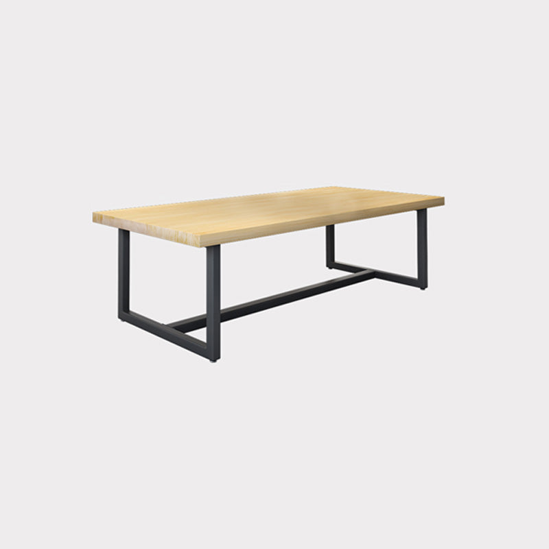 Solid Wood Rectangular Meeting Desk Industrial Writing Desk for Office