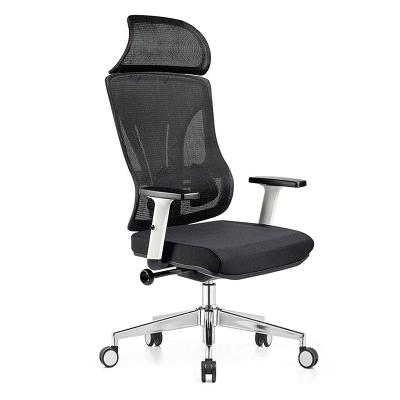 Adjustable Arms Office Chair Microfiber Desk High Back Chair Breathable AirGrid Ergonomic