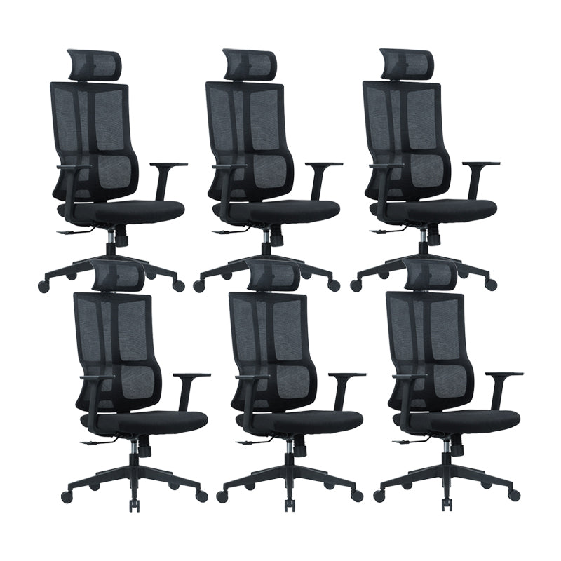 Contemporary Chair Adjustable Seat Height Ergonomic Pillow Included Office Chair