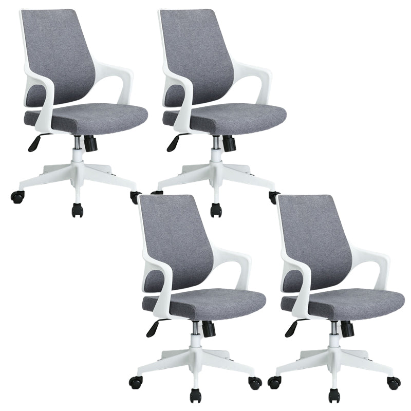 Modern Arm Chair Fixed Arms Adjustable Seat Height Office Chair