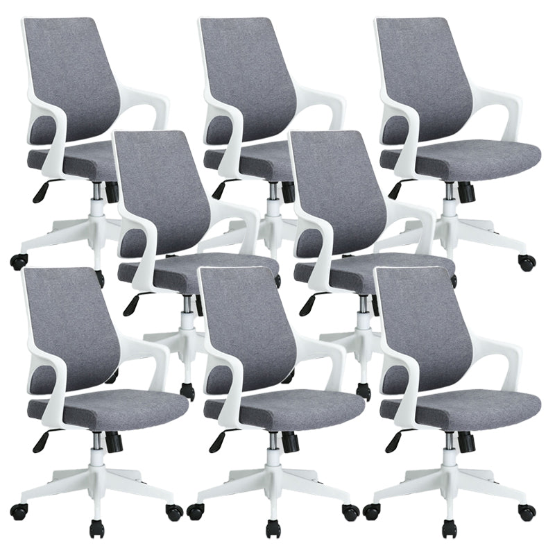 Modern Arm Chair Fixed Arms Adjustable Seat Height Office Chair