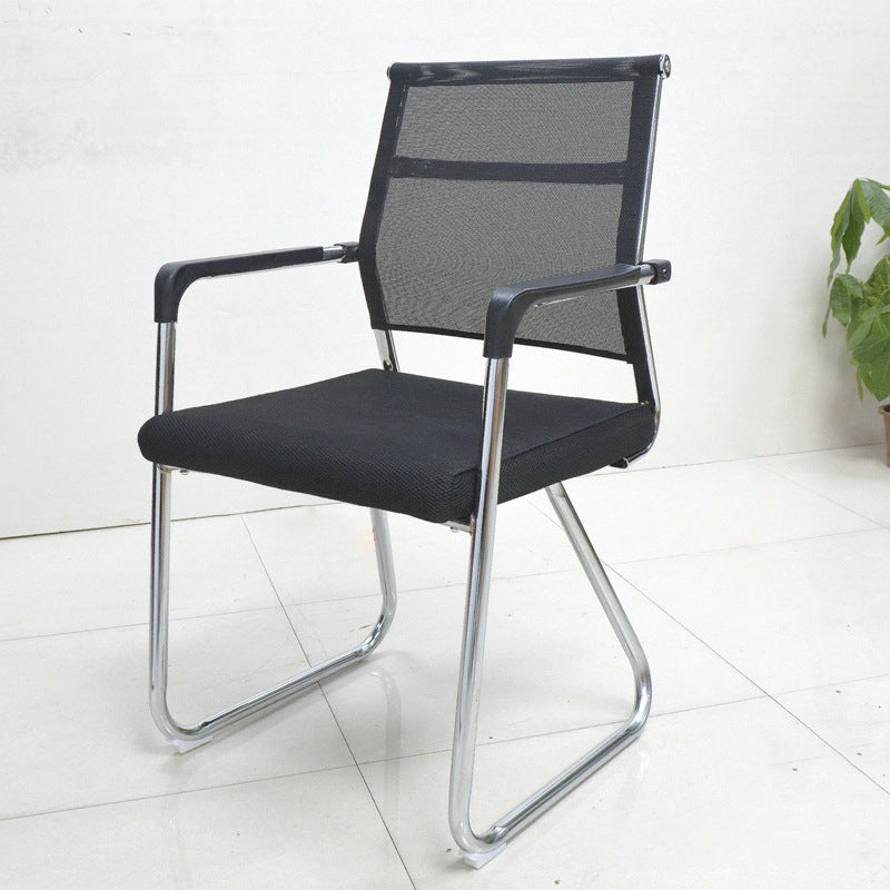 Contemporary Conference Chair Ergonomic No Wheels Office Chair