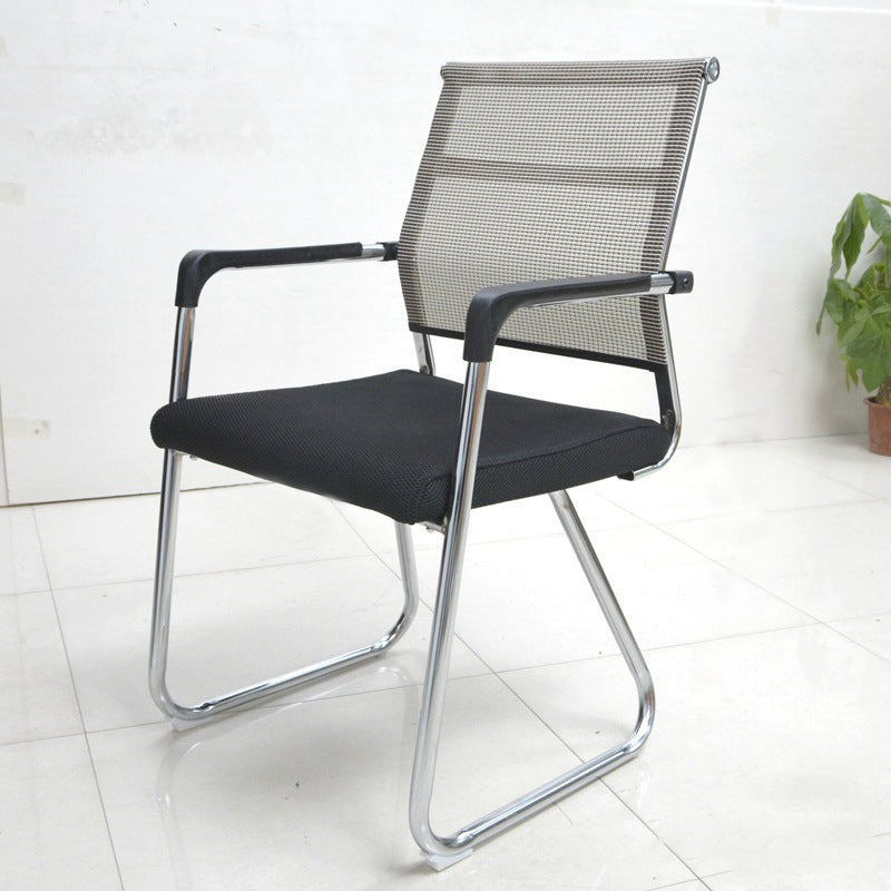 Contemporary Conference Chair Ergonomic No Wheels Office Chair