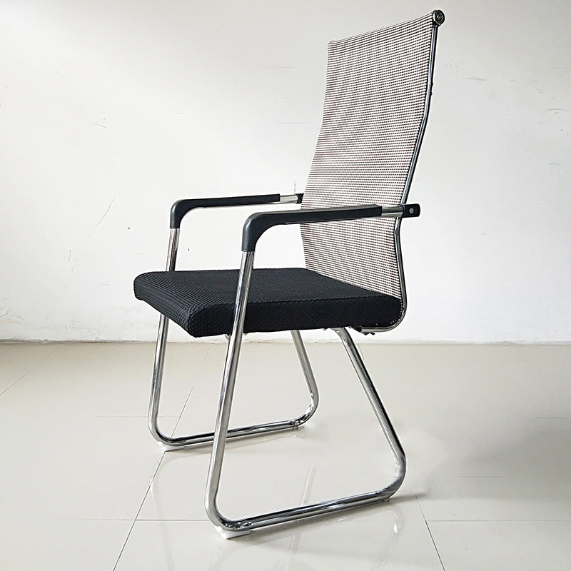 Contemporary Conference Chair Ergonomic No Wheels Office Chair