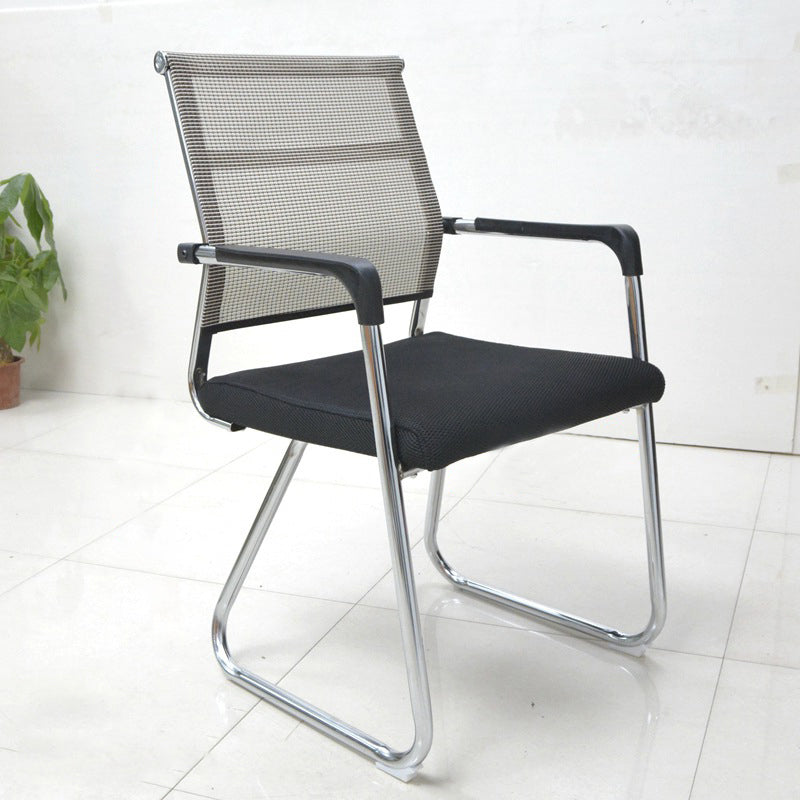 Contemporary Conference Chair Ergonomic No Wheels Office Chair