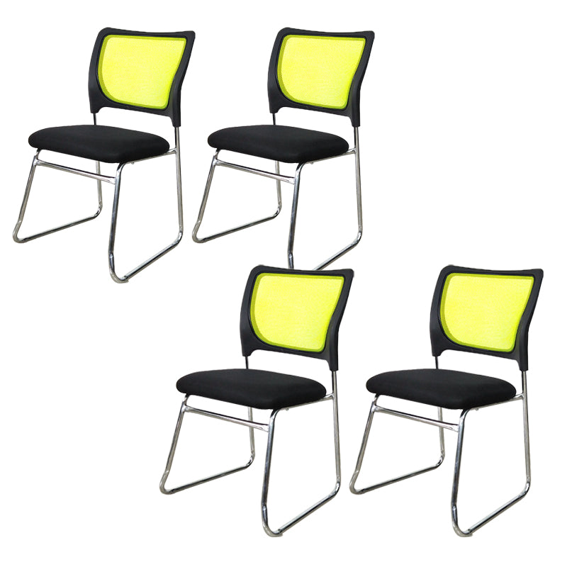 Contemporary Conference Chair Ergonomic No Wheels Office Chair