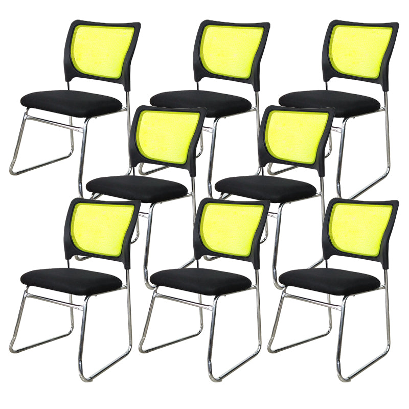 Contemporary Conference Chair Ergonomic No Wheels Office Chair