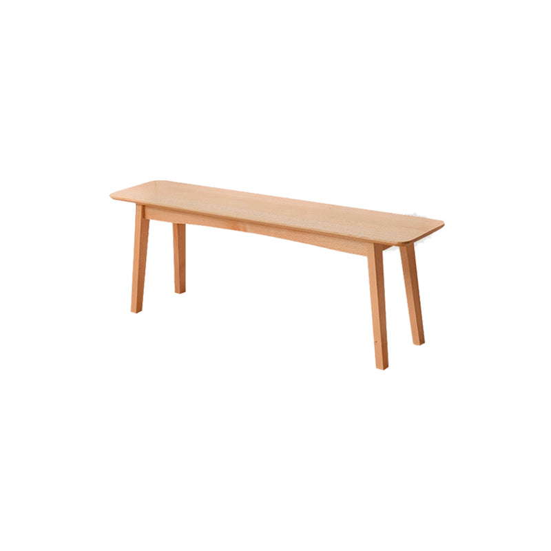 11 Inch Wide Bench Modern Solid Wood Seating Bench with Legs