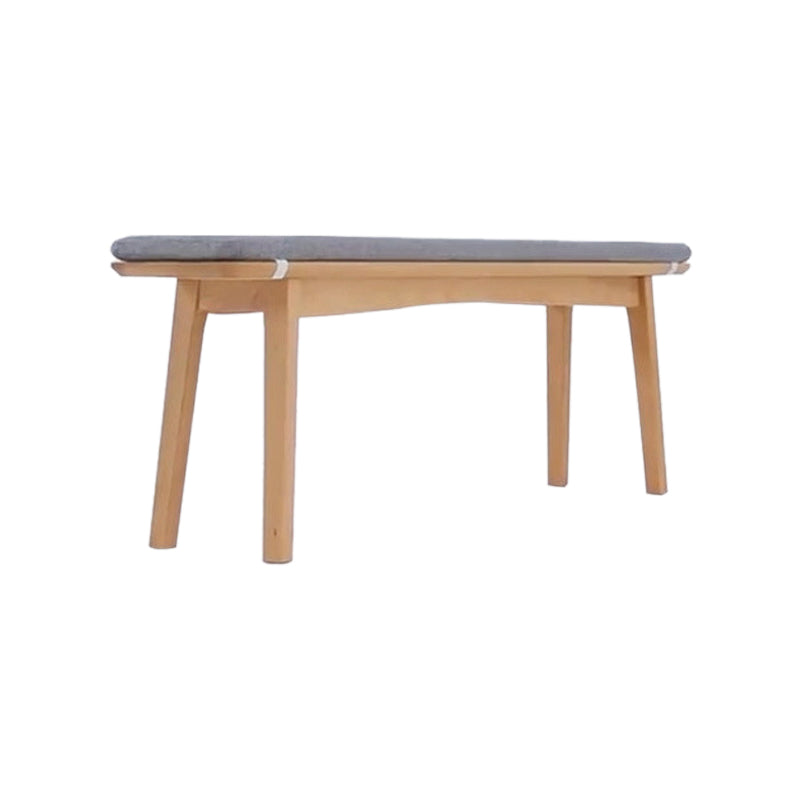 11 Inch Wide Bench Modern Solid Wood Seating Bench with Legs