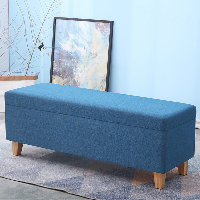 Modern Seating Bench Foam Cushioned Bench with Flip Top for Bedroom