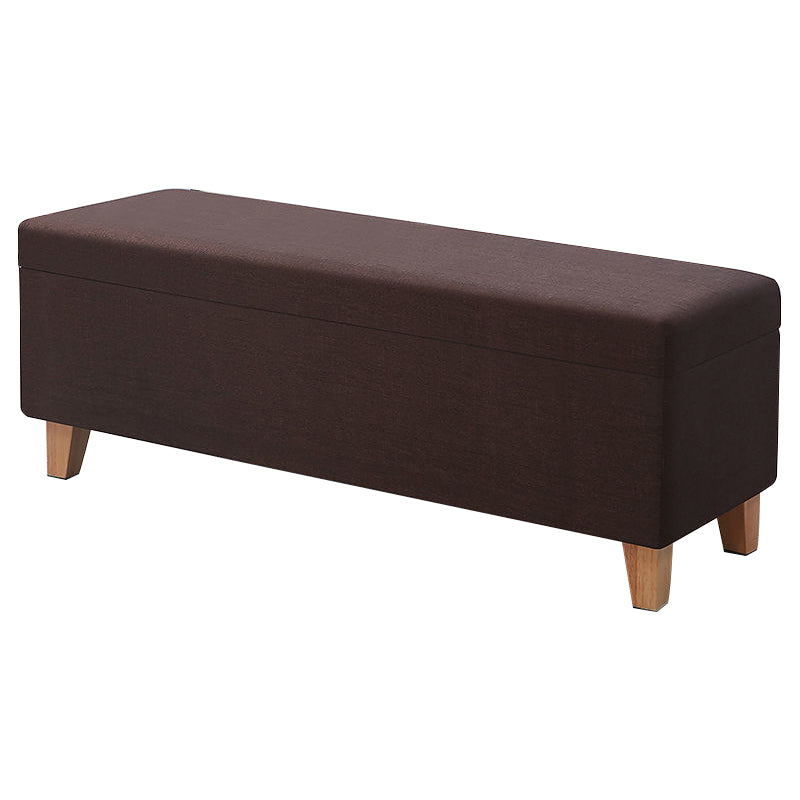 Modern Seating Bench Foam Cushioned Bench with Flip Top for Bedroom