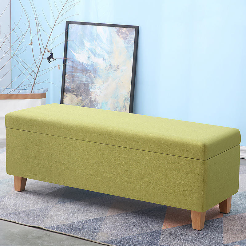 Modern Seating Bench Foam Cushioned Bench with Flip Top for Bedroom