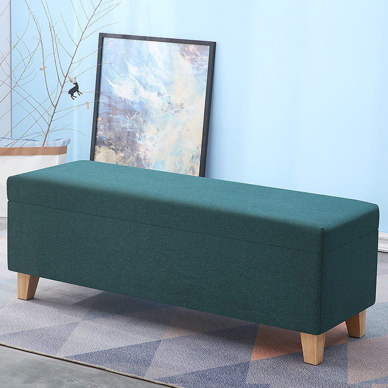 Modern Seating Bench Foam Cushioned Bench with Flip Top for Bedroom