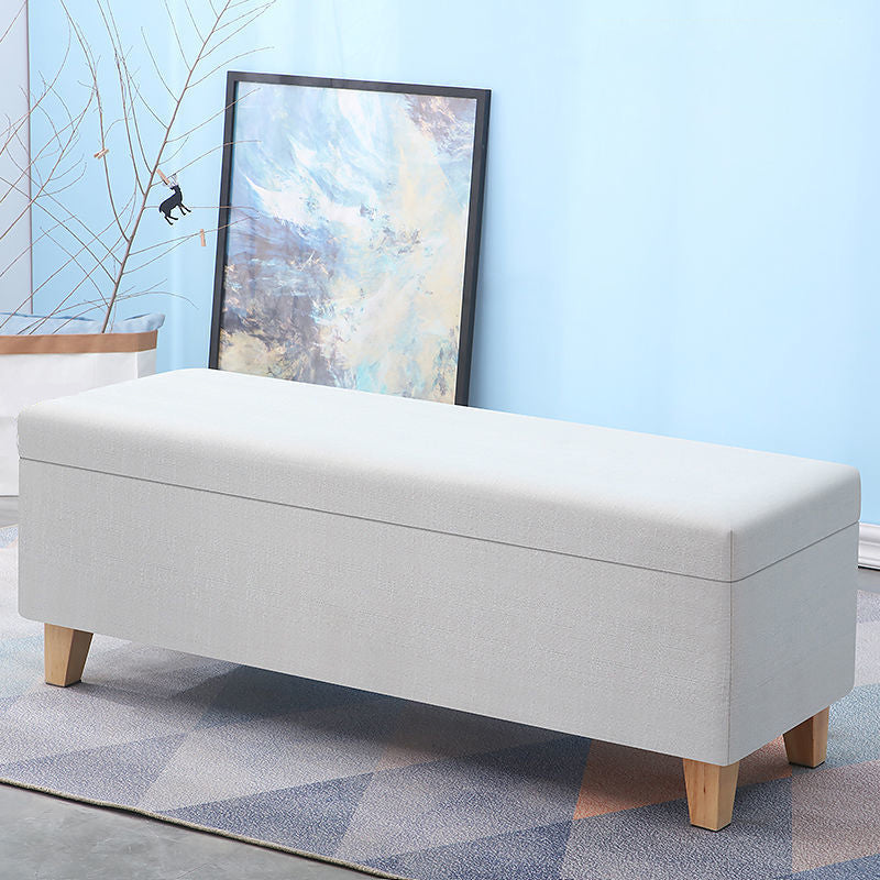 Modern Seating Bench Foam Cushioned Bench with Flip Top for Bedroom