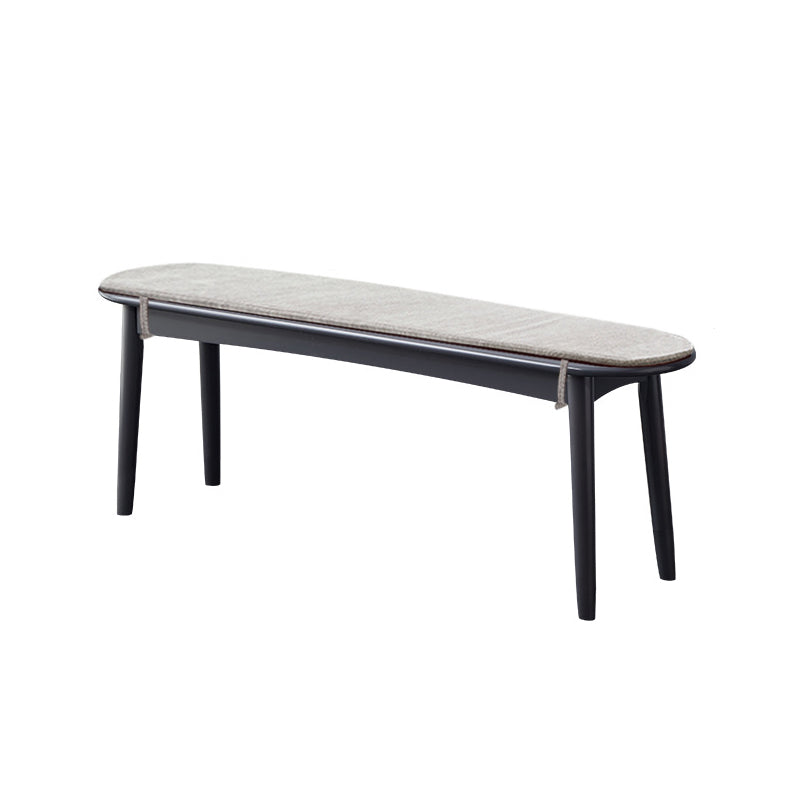 11.8 Inch Wide Seating Bench Modern Solid Wood Bench with Legs