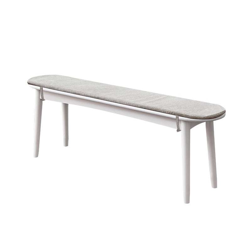 11.8 Inch Wide Seating Bench Modern Solid Wood Bench with Legs