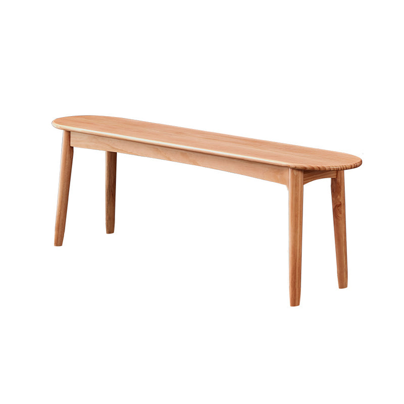 11.8 Inch Wide Seating Bench Modern Solid Wood Bench with Legs