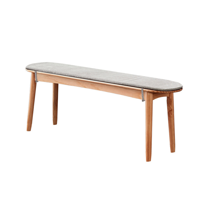 11.8 Inch Wide Seating Bench Modern Solid Wood Bench with Legs