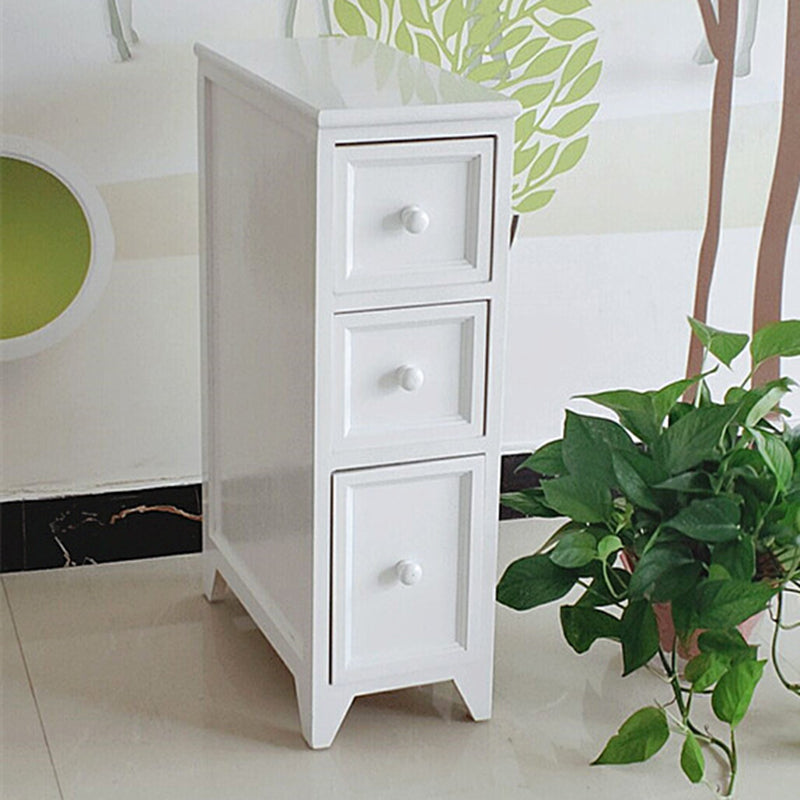 Traditional Storage Chest Dresser Vertical Wooden Storage Chest with Drawers