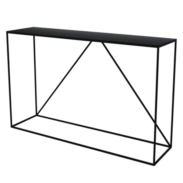 Iron Rectangle Console Table 29.53-inch Tall Accent Table for Hall