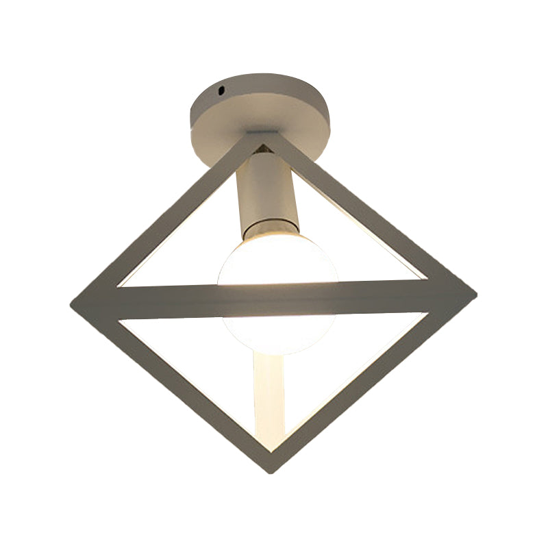 Modern Ceiling Light Fixture Metal 1-Light Ceiling Light for Hallway