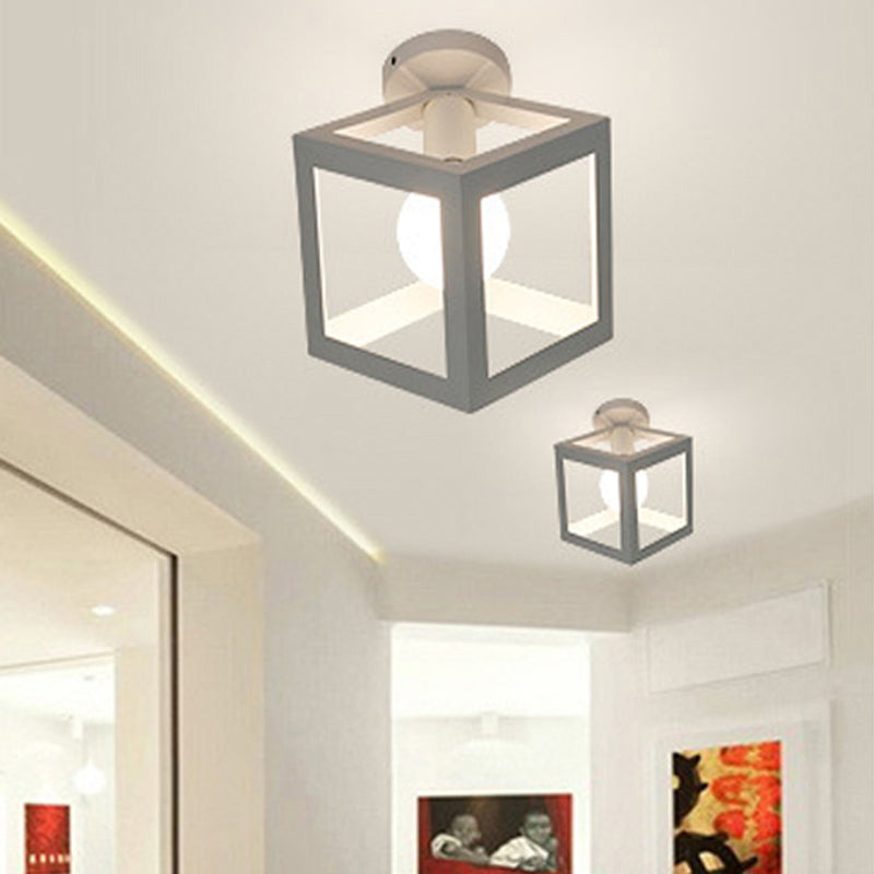 Modern Ceiling Light Fixture Metal 1-Light Ceiling Light for Hallway