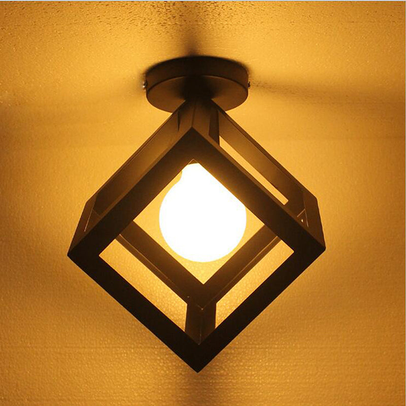 Modern Ceiling Light Fixture Metal 1-Light Ceiling Light for Hallway