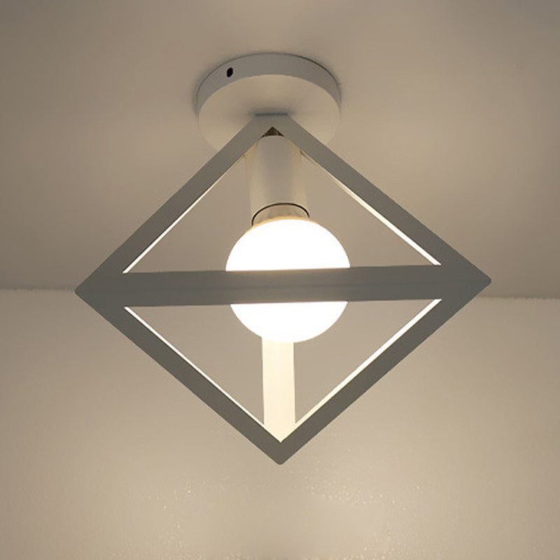 Modern Ceiling Light Fixture Metal 1-Light Ceiling Light for Hallway