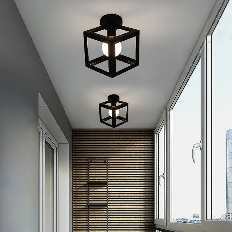 Modern Ceiling Light Fixture Metal 1-Light Ceiling Light for Hallway