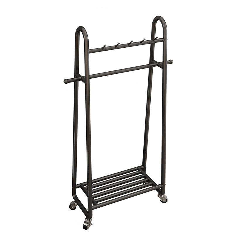 Industrial Style Coat Rack Metallic Free Standing Hooks Design Coat Rack