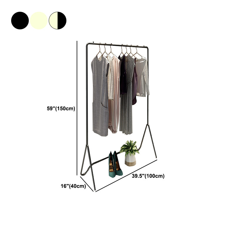 Industrial Coat Hanger Free Standing Modern Solid Color Coat Rack