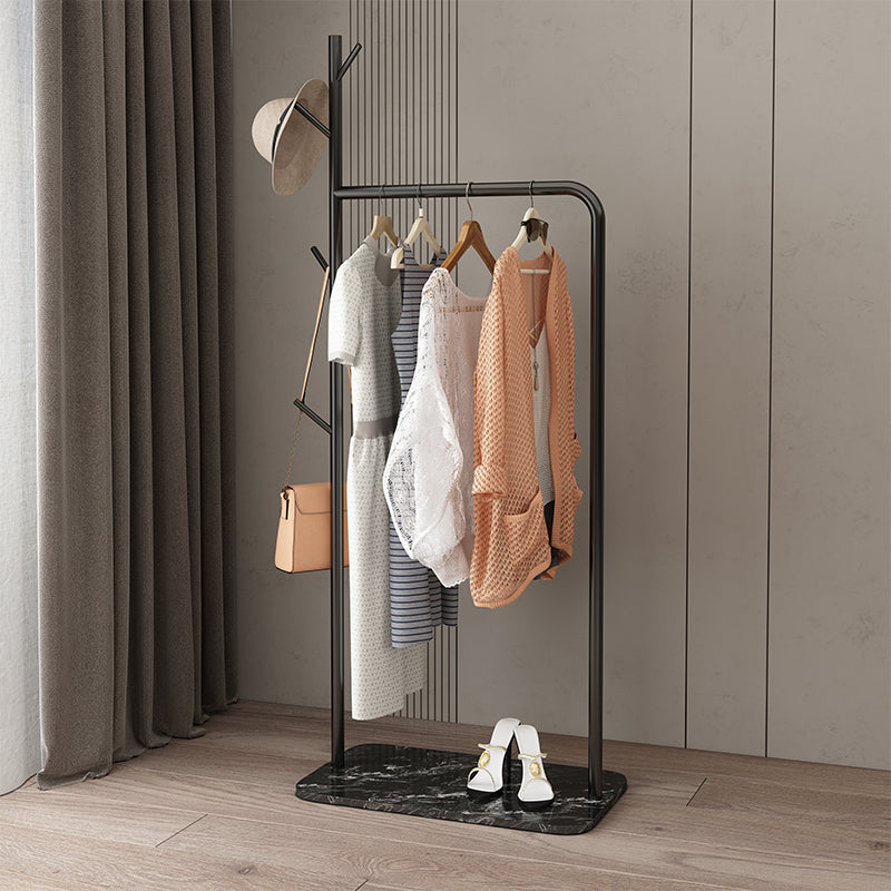 Contemporary Plain Hall Tree Coat Hooks Metal Coat Rack for Bedroom