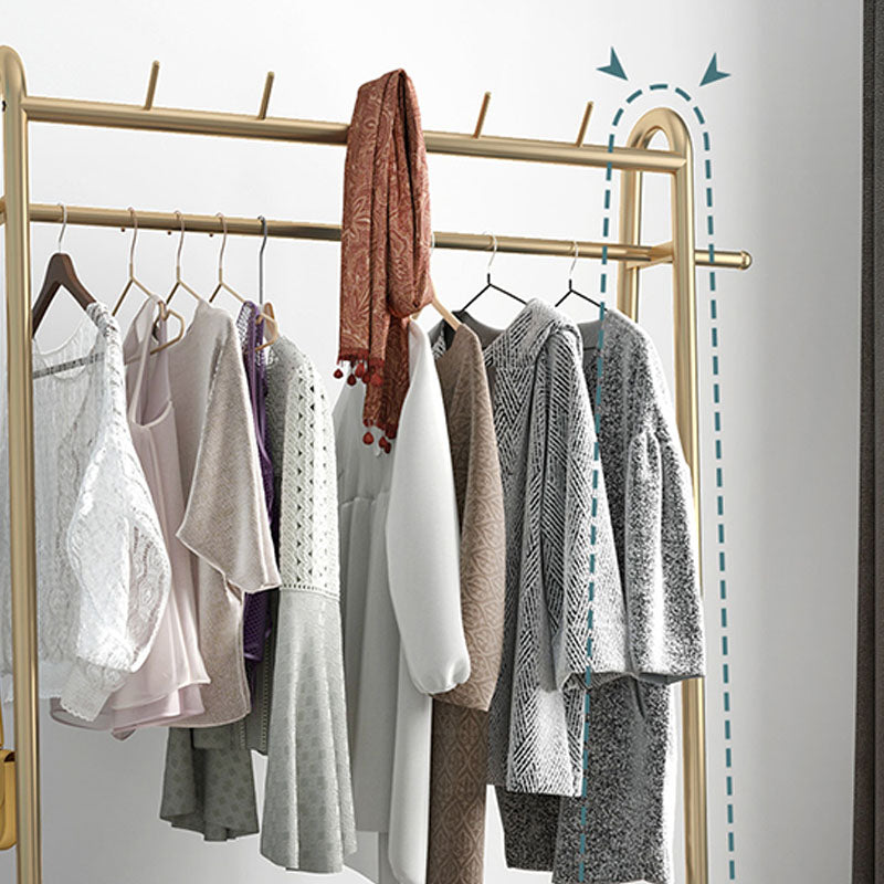 Industrial Coat Rack Metallic Free Standing Hooks Design Coat Rack for Home