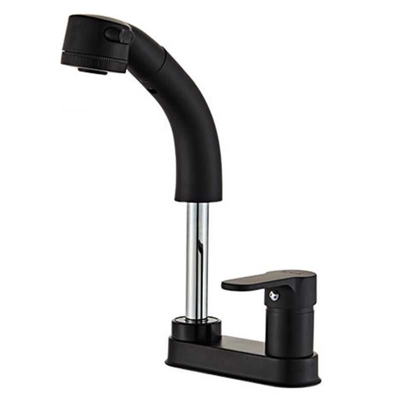 Modern 1-Handle Basin Lavatory Faucet 2 Hole Centerset Bathroom Faucet