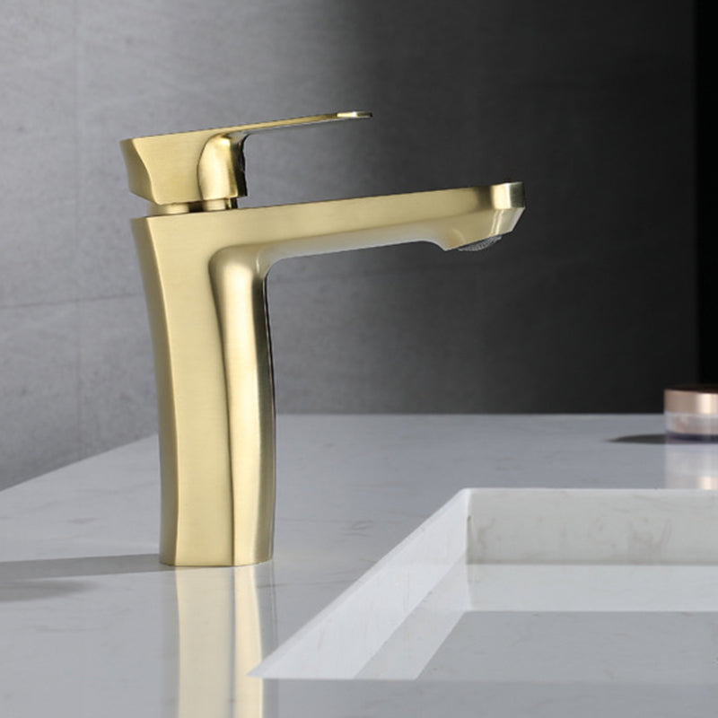 Square 1-Handle Bathroom Faucet 1 Hole Vessel Sink Bathroom Faucet