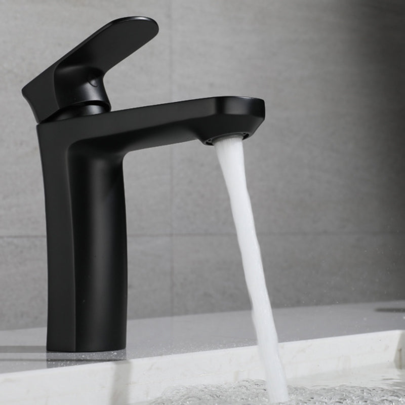 Square 1-Handle Bathroom Faucet 1 Hole Vessel Sink Bathroom Faucet