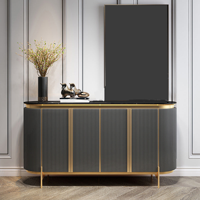 4-Door Buffet Sideboard Glam Cabinets Dining Buffet for Living Room