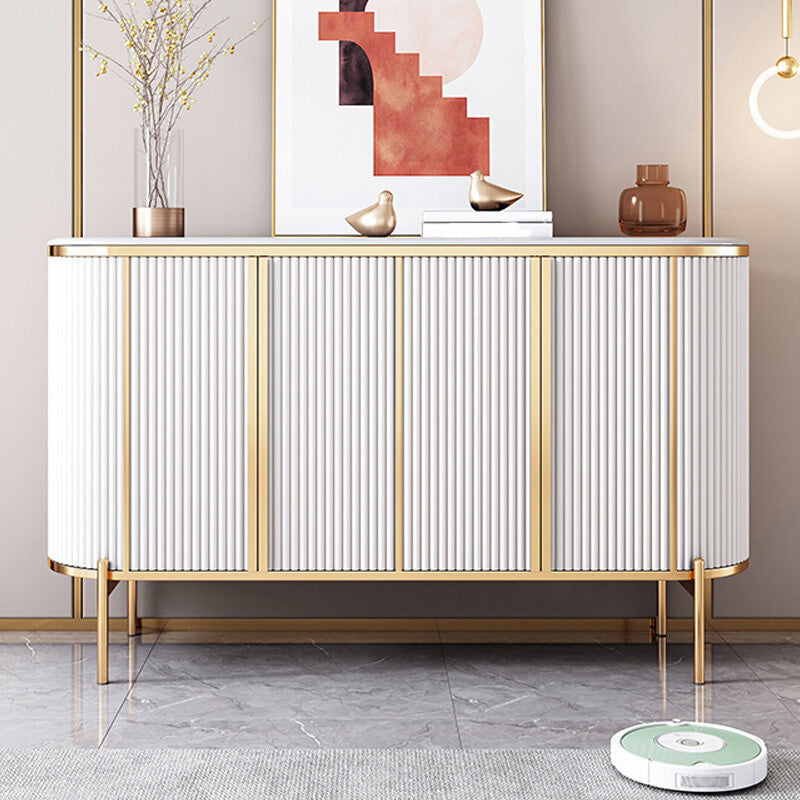 4-Door Buffet Sideboard Glam Cabinets Dining Buffet for Living Room