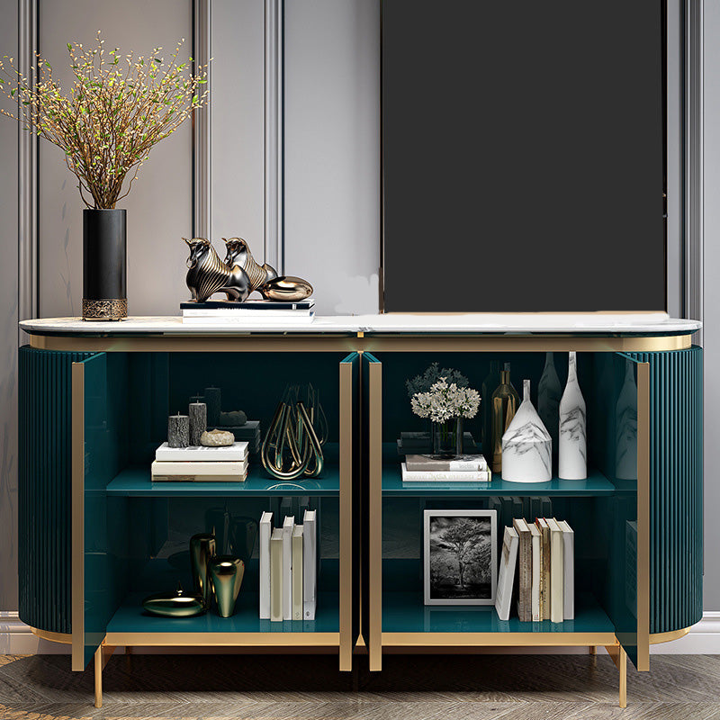 4-Door Buffet Sideboard Glam Cabinets Dining Buffet for Living Room