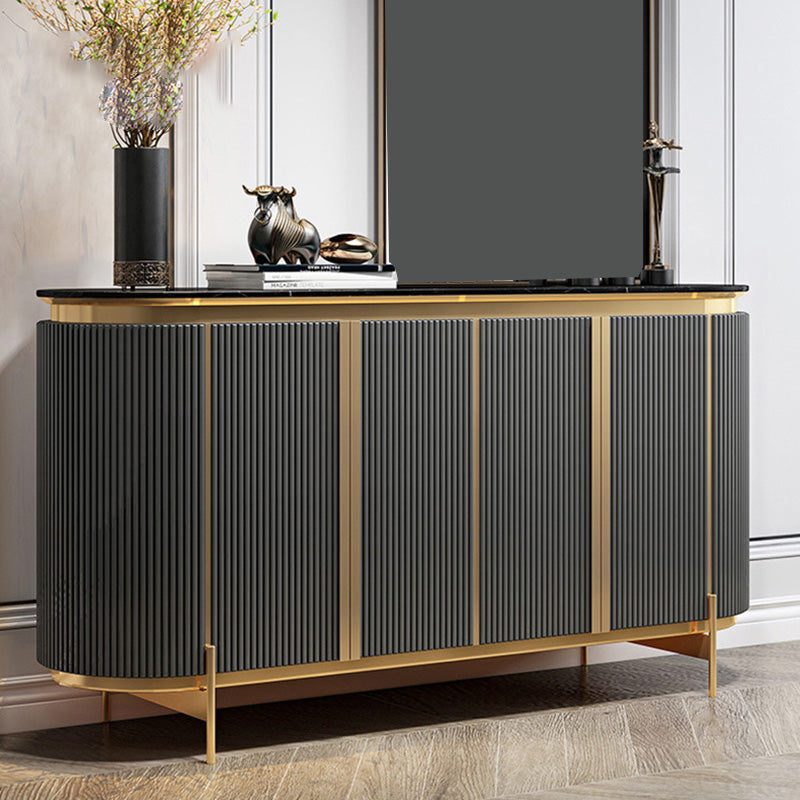 4-Door Buffet Sideboard Glam Cabinets Dining Buffet for Living Room