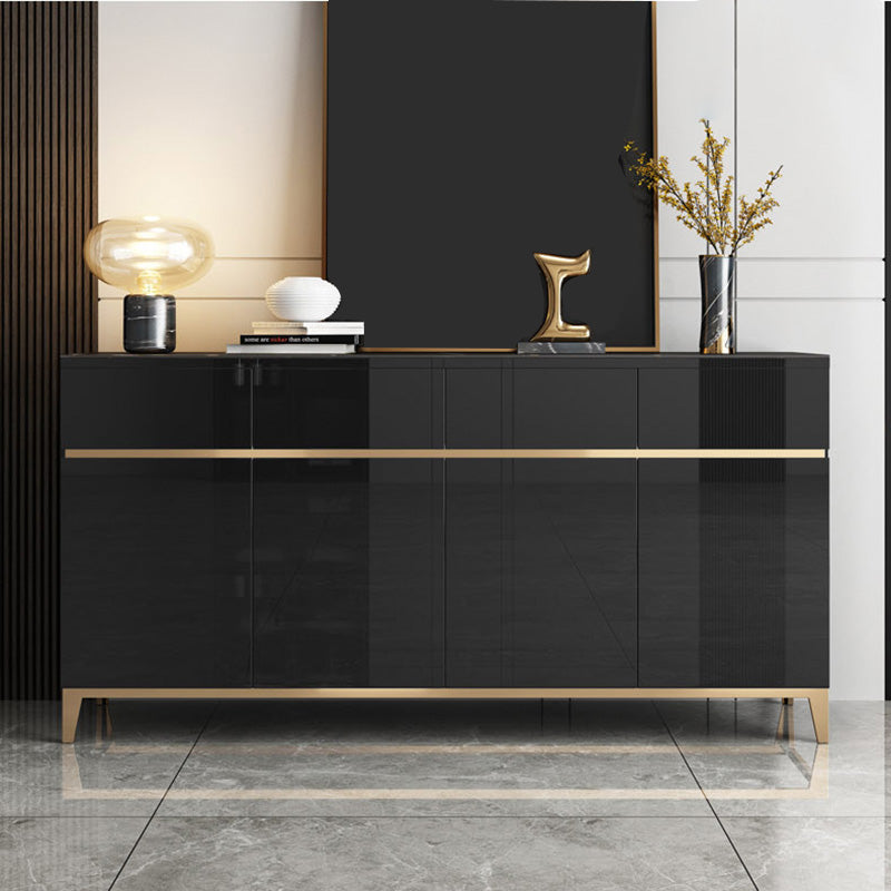 Modern Sideboard Buffet Cabinets Buffet Table with 4-Drawer and 4-Door